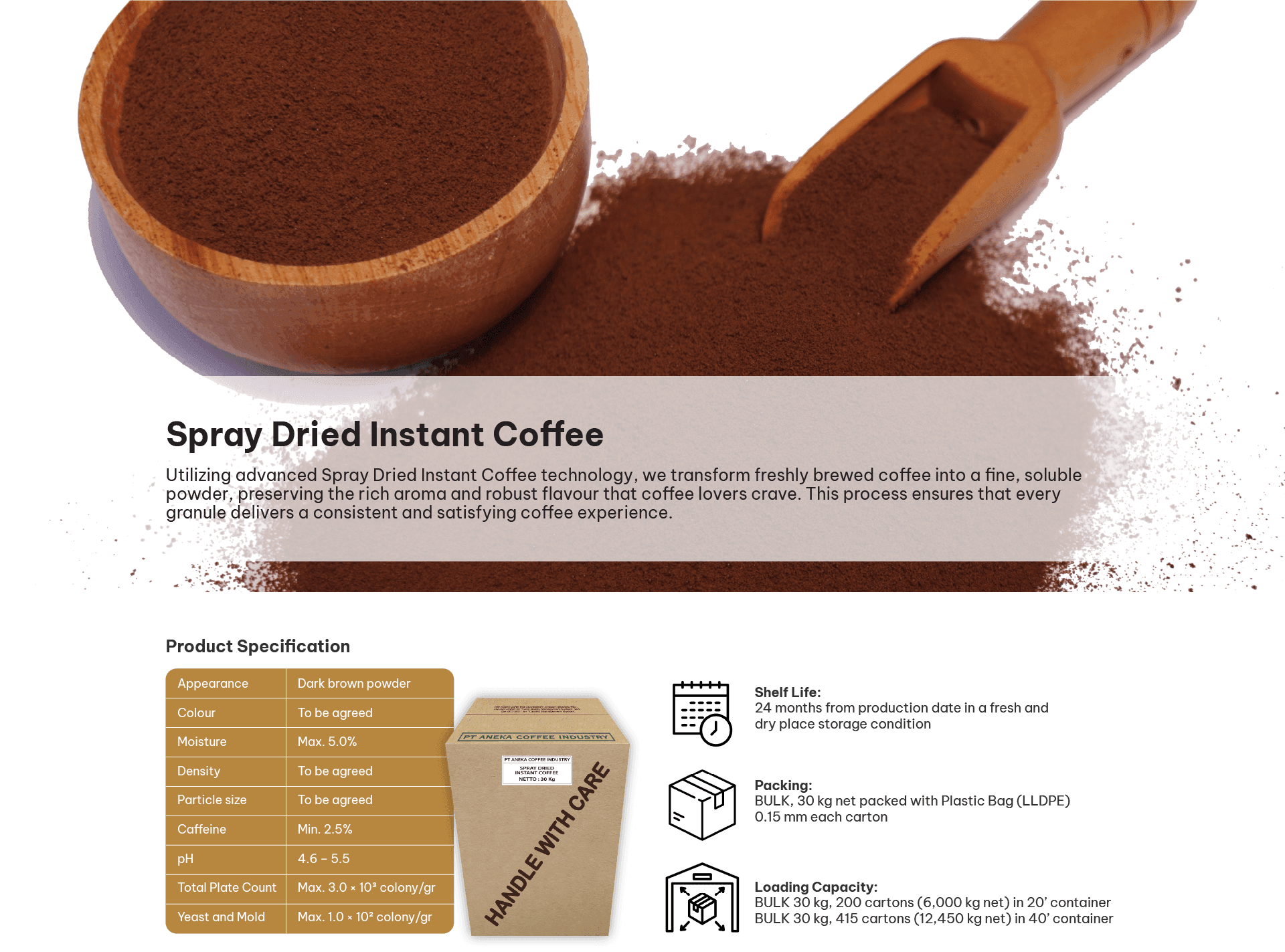 Instant coffee
